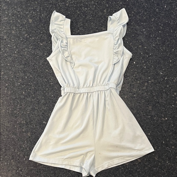 btween Light Blue and Floral Kids Rompers - Picture 6 of 11